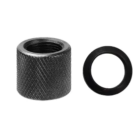 1/2ft x28 Thread Protector with 1/2ft x28 Crush Washer All Steel for 223 9mm
