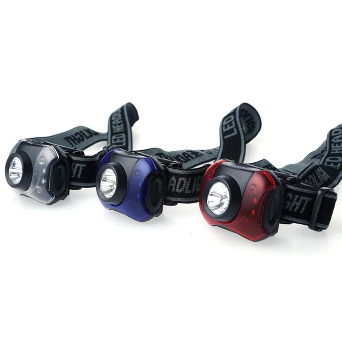 3-Pack: Outdoor Nation Hands-Free 7-LED Headlamp