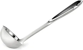 All-Clad Specialty Stainless Steel Kitchen Gadgets Soup Ladle Kitchen Tools, Kitchen Hacks Silver