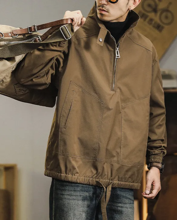 American Retro Windproof Jacket P0830