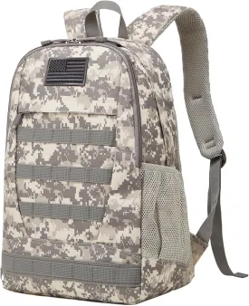 ArcEnCiel 35L Motorcycle Backpack Tactical Military Bag Army Assault Pack Rucksacks with Patch - Rain Cover Included