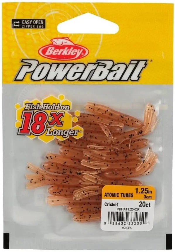 Berkley PowerBait Atomic Tubes Fishing Soft Bait