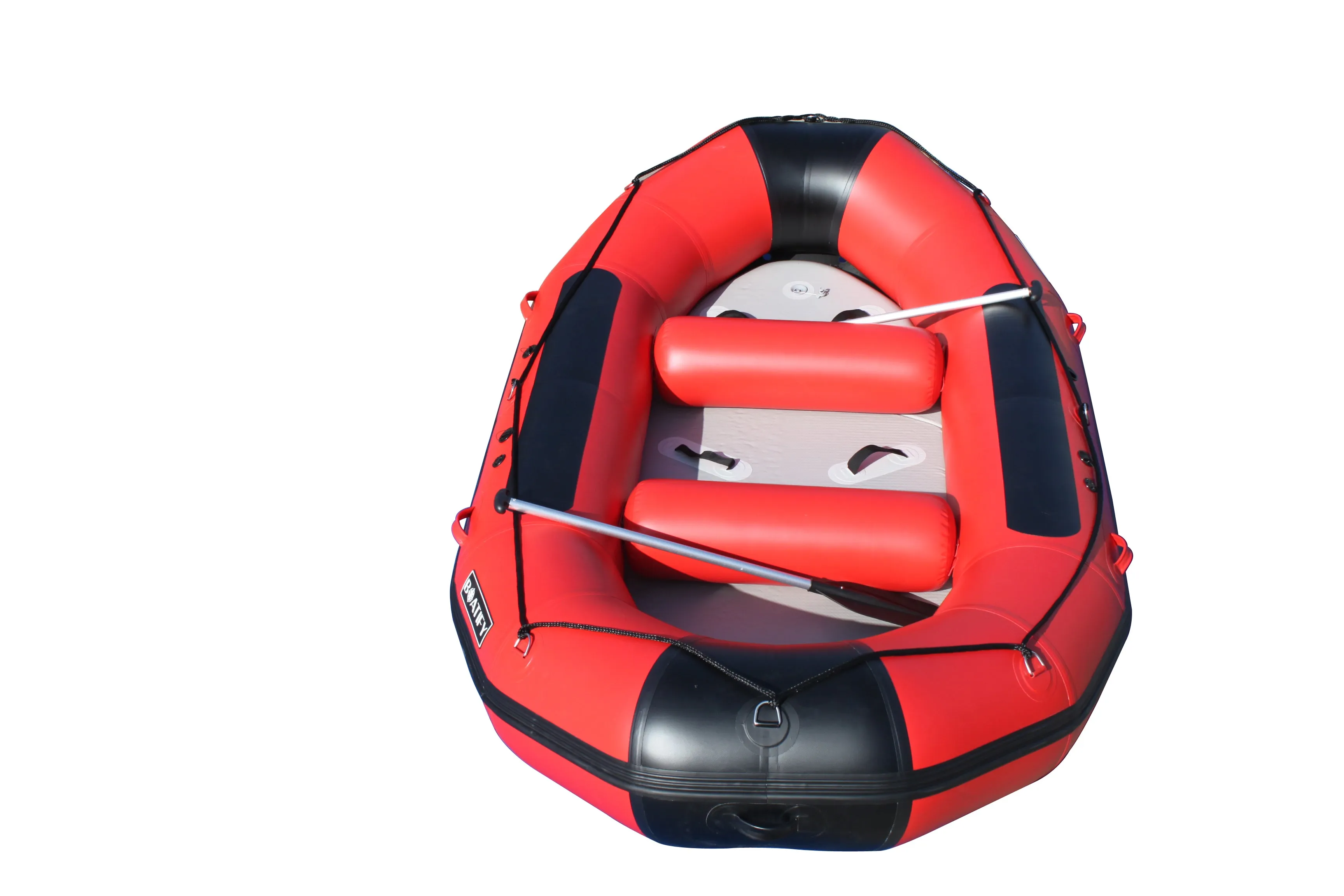 Boatify 1.2mmPVC 11.8ft Inflatable White Water River Raft Inflatable Boat Fishing Pontoon