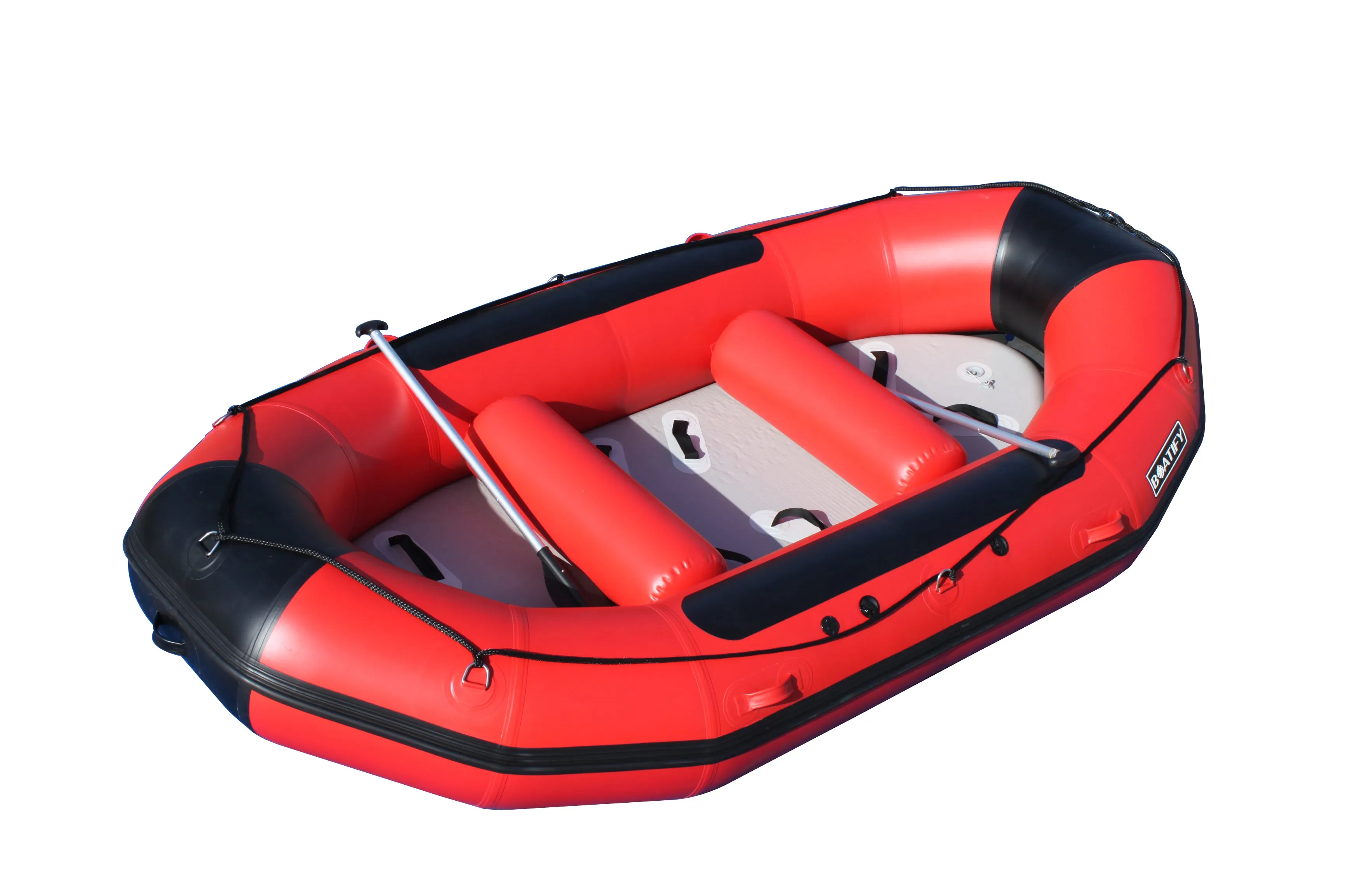 Boatify 1.2mmPVC 11.8ft Inflatable White Water River Raft Inflatable Boat Fishing Pontoon