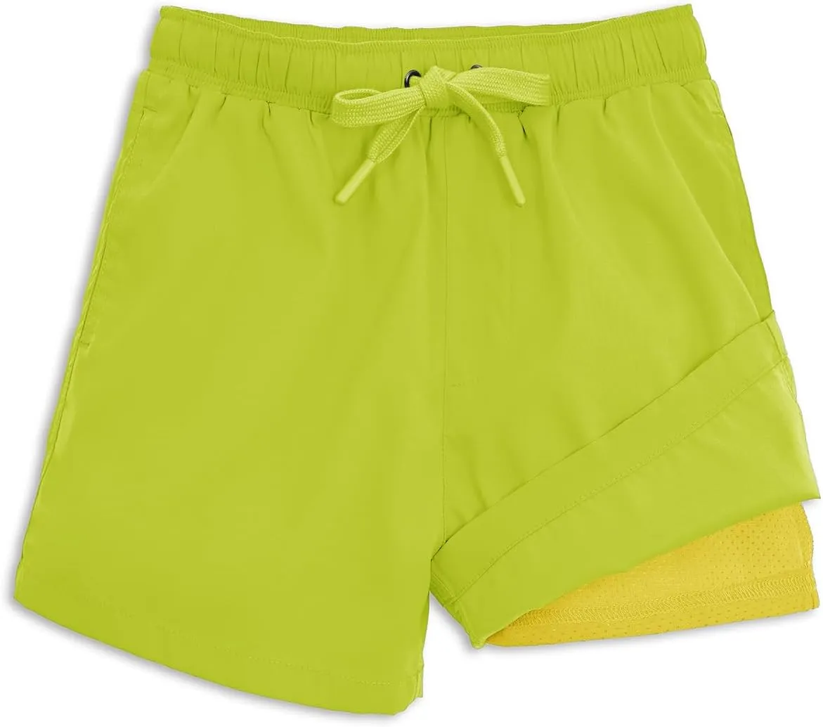 Boys Swim Trunks Kids Summer Drawstring Swim Board Shorts Fashion Quick Dry Beach Bathing Suit