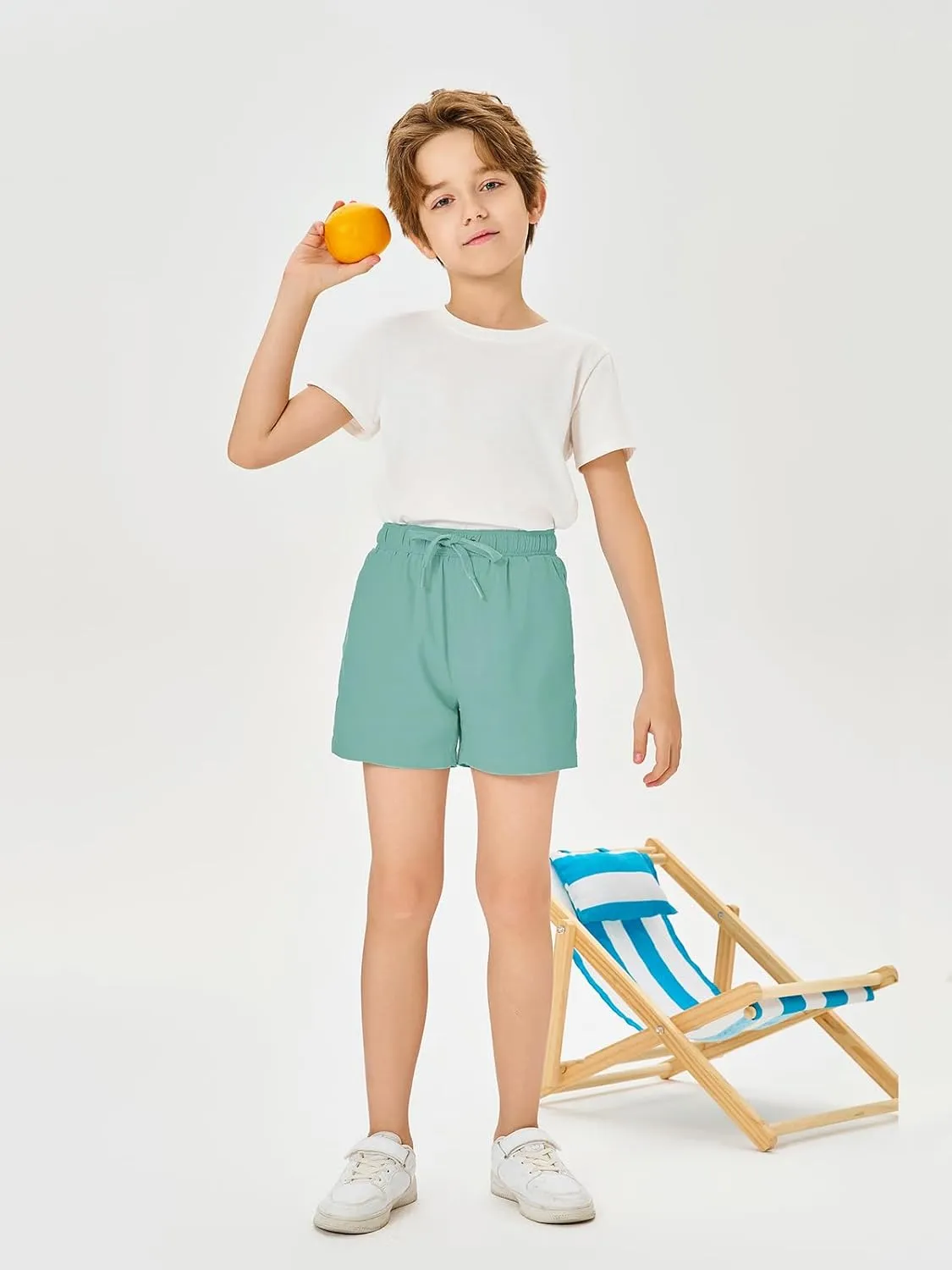Boys Swim Trunks Kids Summer Drawstring Swim Board Shorts Fashion Quick Dry Beach Bathing Suit
