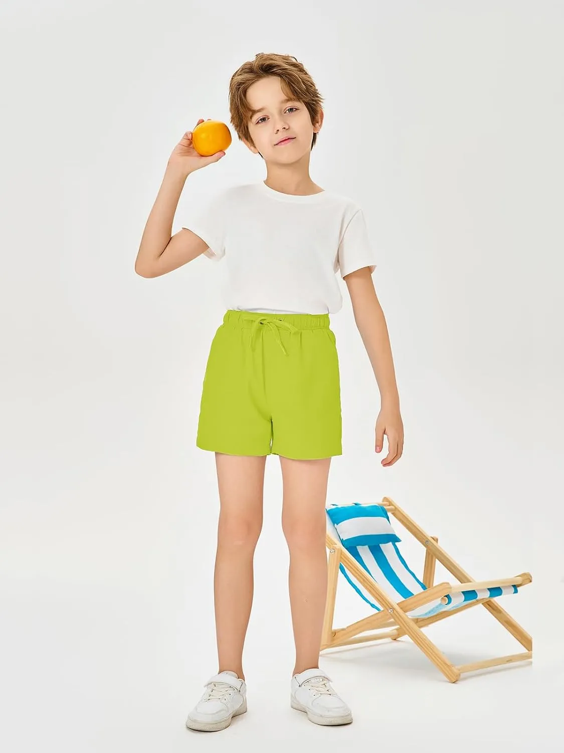 Boys Swim Trunks Kids Summer Drawstring Swim Board Shorts Fashion Quick Dry Beach Bathing Suit