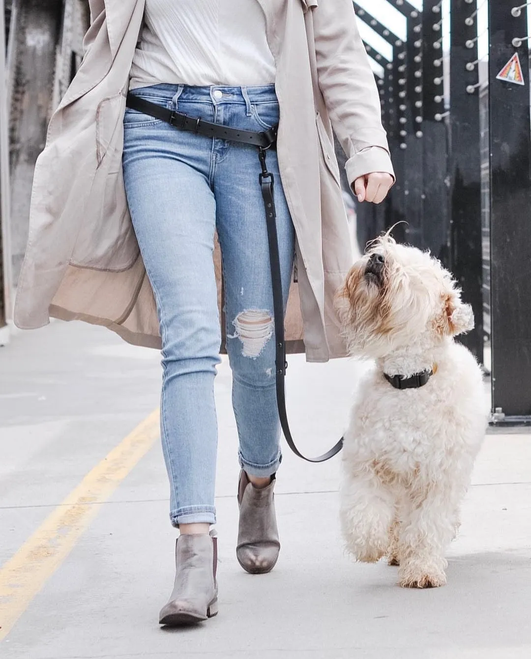 Design Your Own - Waist Leash, Hands Free Convertible Biothane Leash Set
