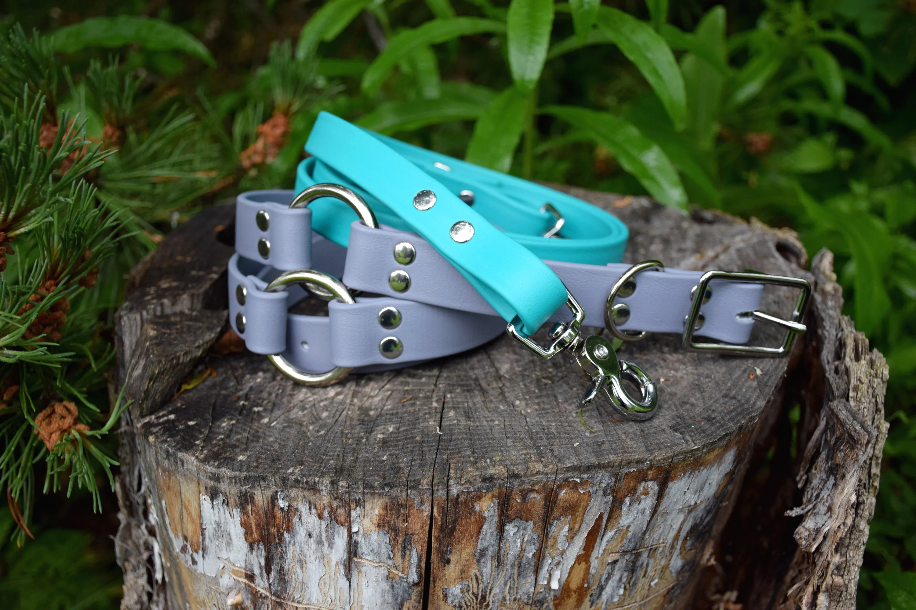 Design Your Own - Waist Leash, Hands Free Convertible Biothane Leash Set