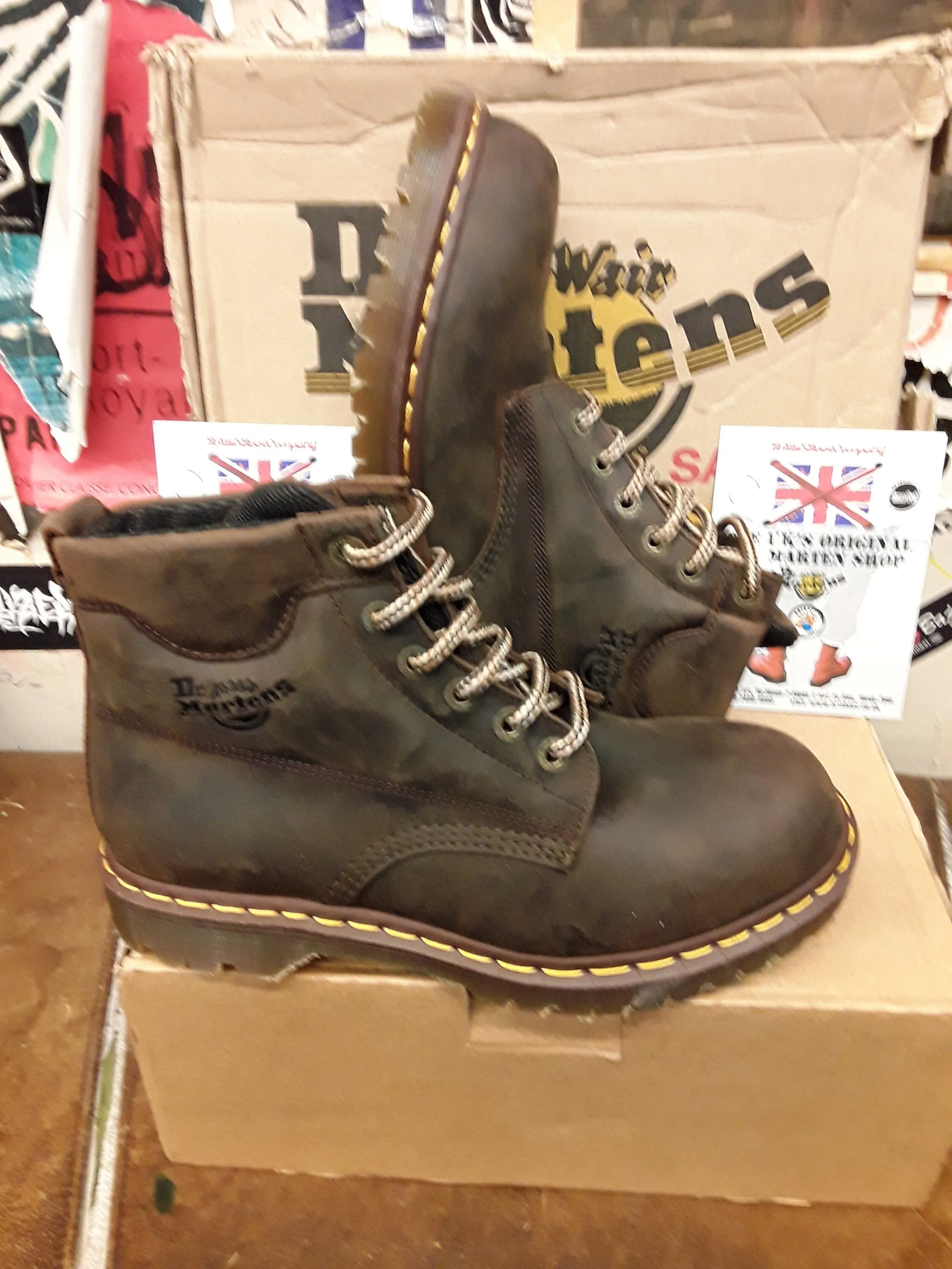 Dr Martens8283 Gaucho Hiking Boot Made in England Size 9