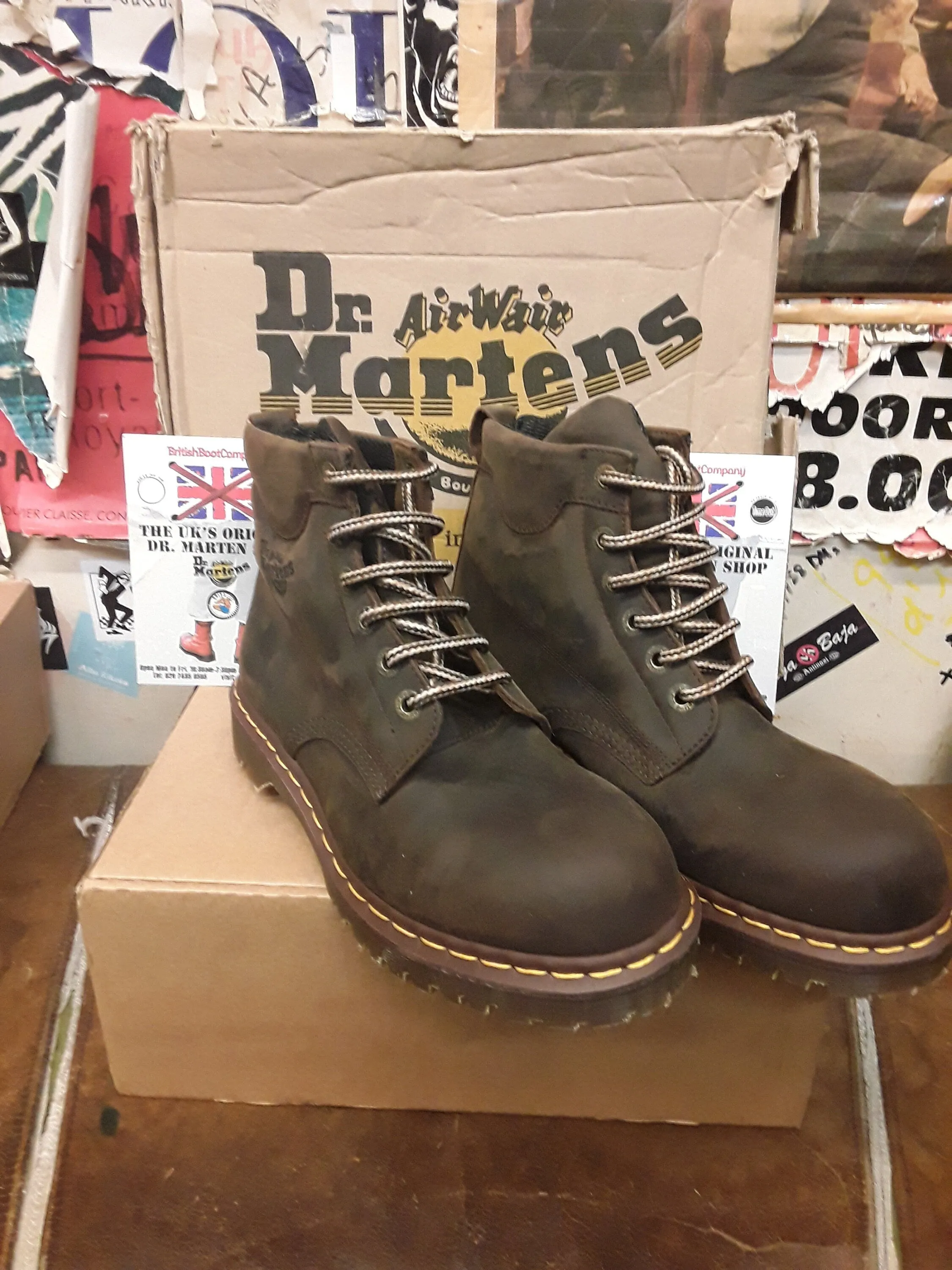 Dr Martens8283 Gaucho Hiking Boot Made in England Size 9