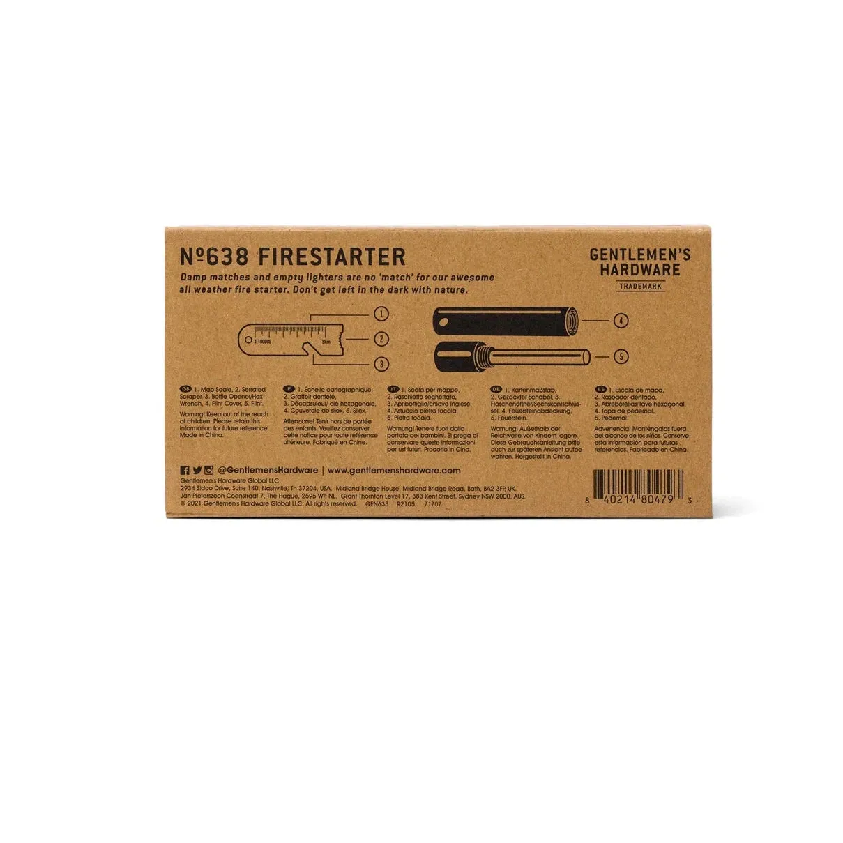 Fire Starter - Gentlemen's Hardware