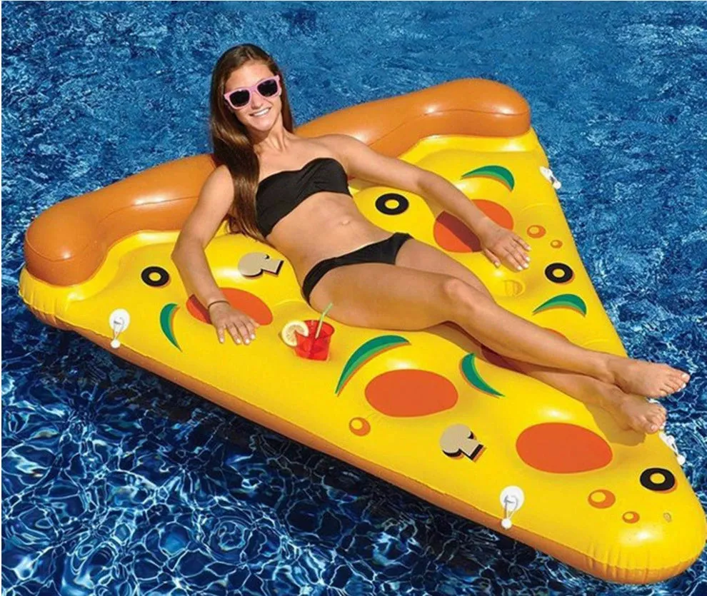 Floating Pizza Fun Water Mattress