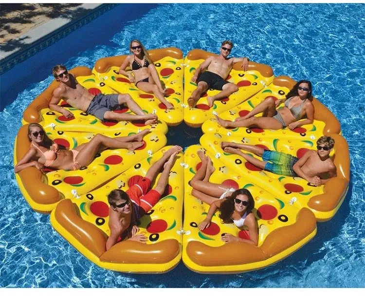 Floating Pizza Fun Water Mattress