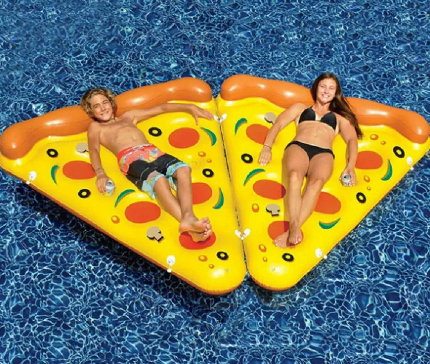 Floating Pizza Fun Water Mattress