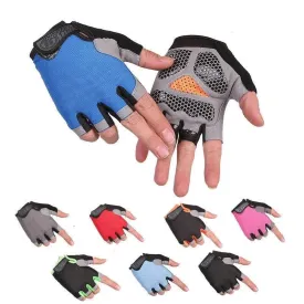 Half Finger Bicycle Gloves, Breathable, Washable, Unisex, Durable, Perfect for Cycling, Comfortable and Flexible