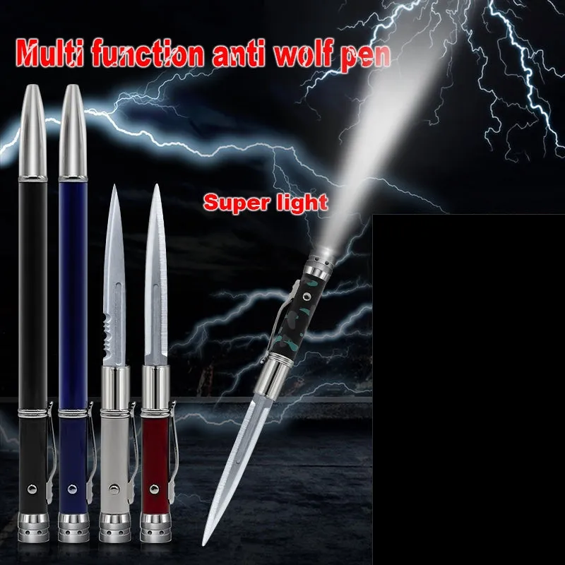 High-tech Led Multi-functional Self-denfense Pen