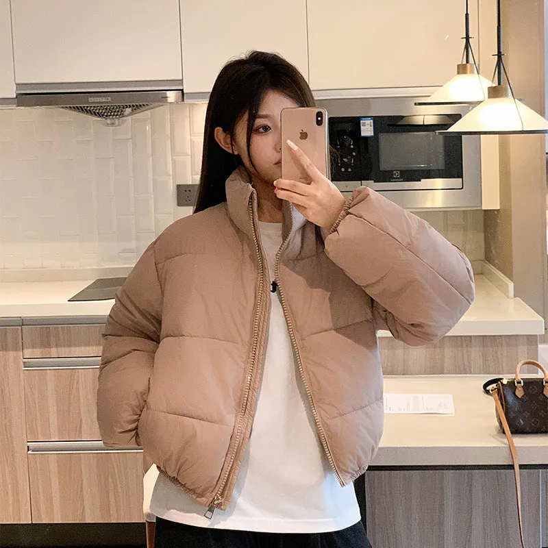 Hollywood stars love's-- Windproof lightweight bread down jacket