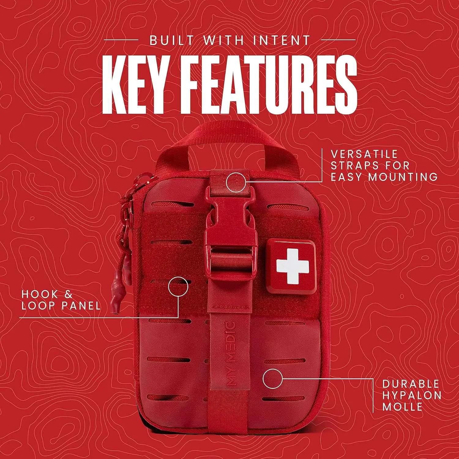 My Medic Compact Emergency Sidekick First Aid Kit 70 plus Items Portable