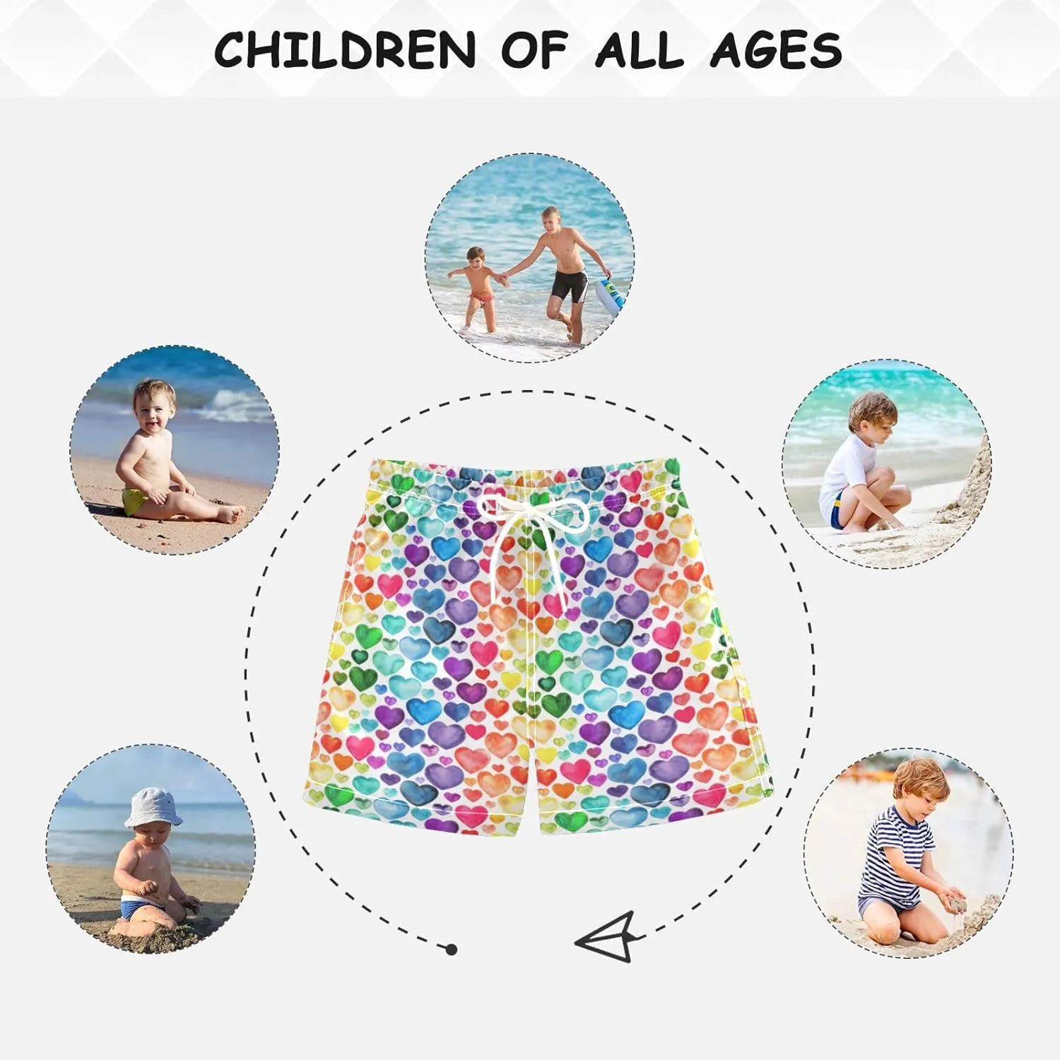 Pirate Rudder Anchor Boys Swim Trunks Rope Skull Toddler Beach Board Shorts Baby Summer Bathing Suit 2T