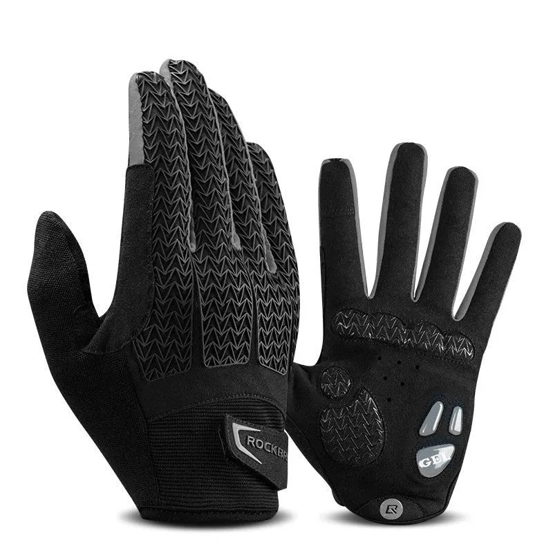 Premium Cycling Gloves with Touch Screen Design & Gel Padding for Triathletes – Enhanced Grip, Comfort & Durability for Long Rides