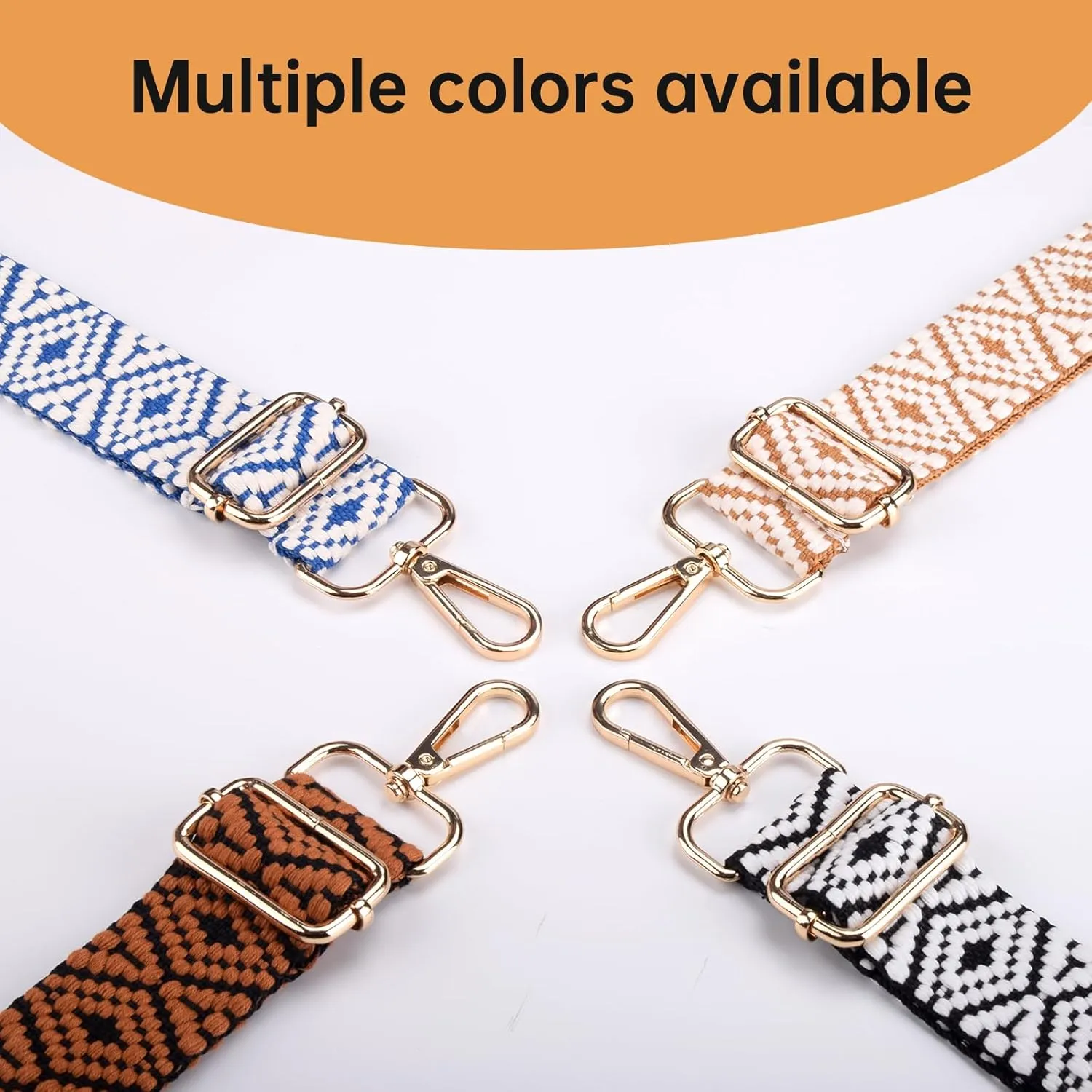 Purse Straps Replacement Crossbody Bag Strap for Purses Adjustable Wide Shoulder Straps for Women Handbags