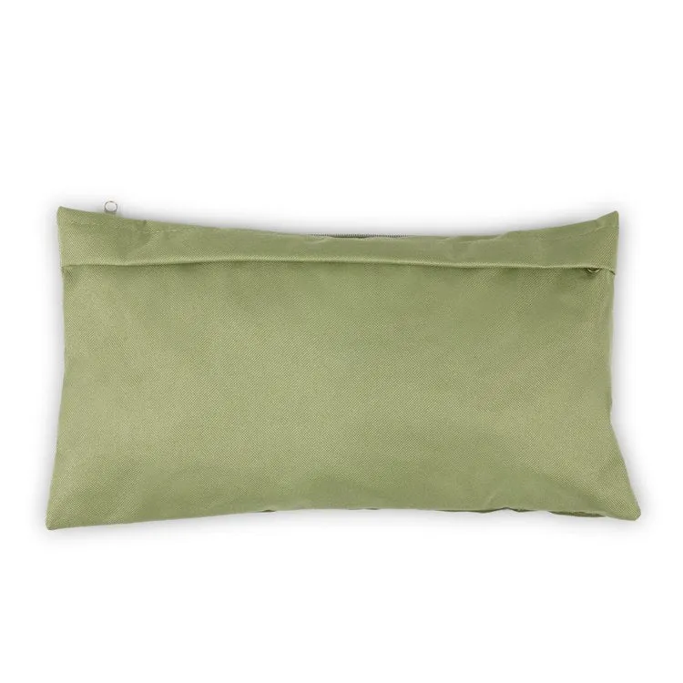 Reclining Camp Chair, Sage Green with Dark Gray