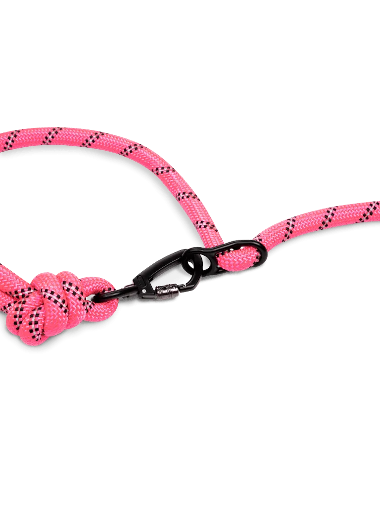 Retro Pink Running Hands-Free Dog Leash