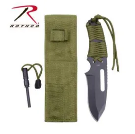 Rothco Large Paracord Knife With Fire Starter