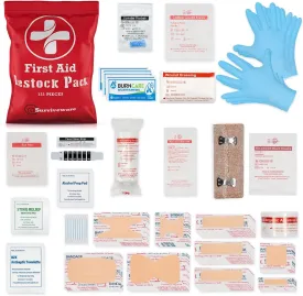 Surviveware Waterproof Premium Survival First Aid Kit - Survival Emergency Preparedness for Travel Camping Gear, Survival Kit and Outdoor Emergencies - HSA & FSA Eligible Survival Kit