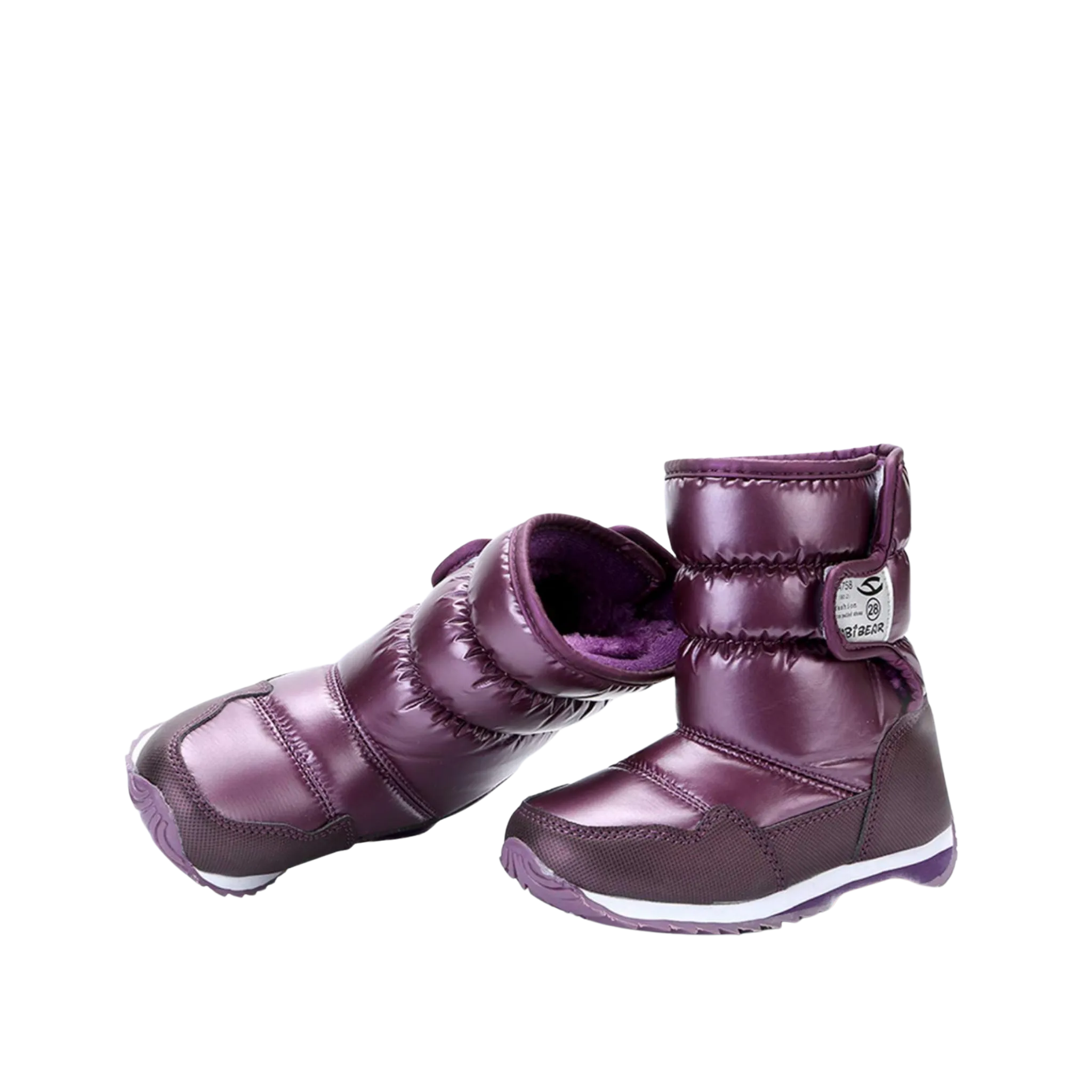Vecjunia Boys Girls Kids Winter Snow Boots Anti-Slip Faux Fur Lined Shoes 12.5 US | 30EU | 11.5 UK