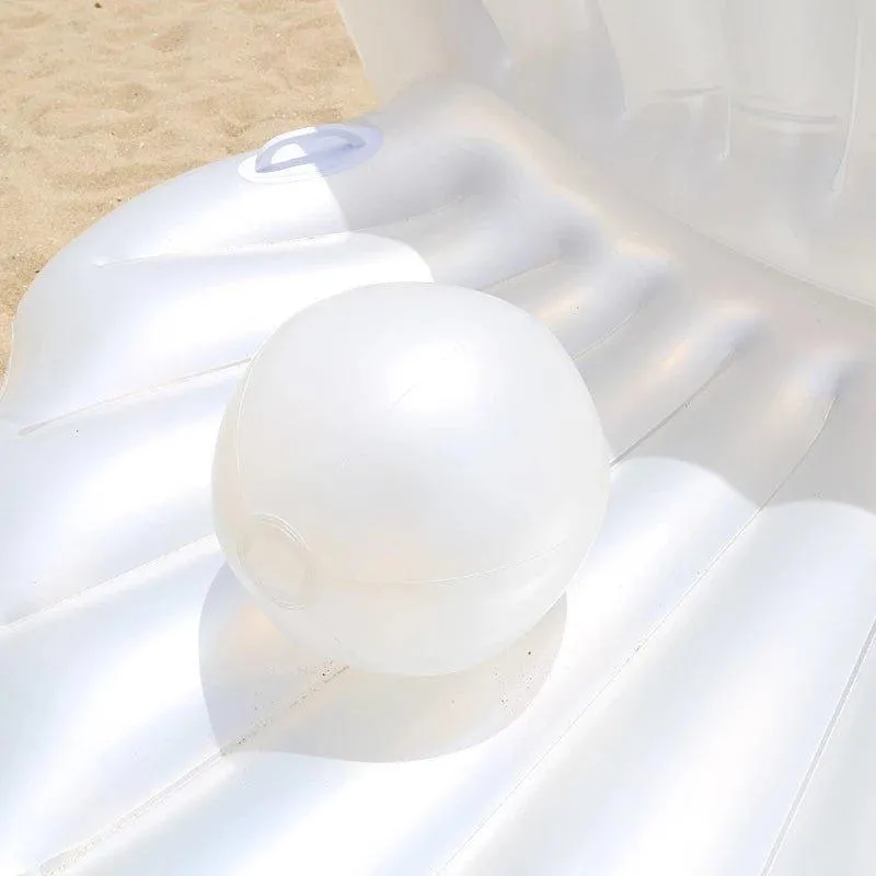 White Shell Inflatable Pool Raft