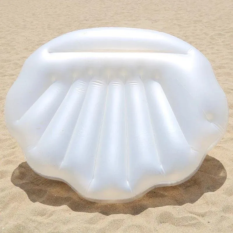 White Shell Inflatable Pool Raft