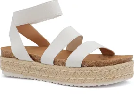 YOKI CHIARA-10 Womens Sandal Platform Espadrille Wedge, Strappy Sandals for Women, Platform Sandals Women, Summer Sandals